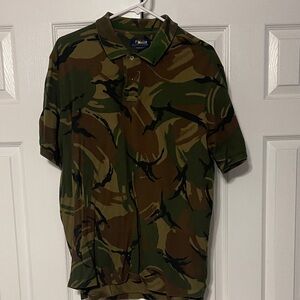 Ralph Lauren Green and Brown Polo